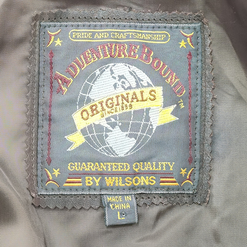 Americana Leather Adventure Bound Flight Jacket Men’s L Brown Travel Wear - Picture 6 of 16